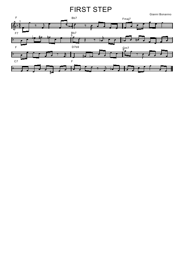 Click to download "First Step" sheet music