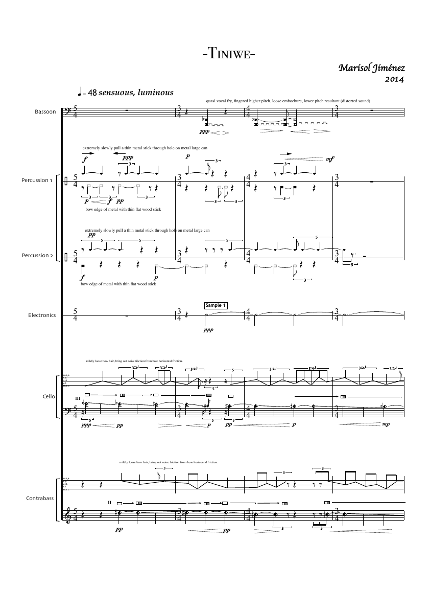 Click to download "TINIWE" sheet music