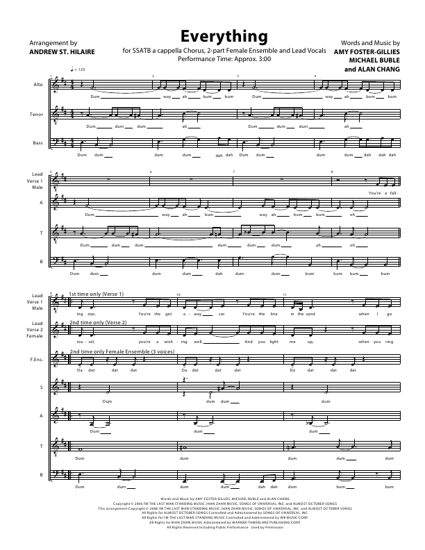 Click to download "Everything" sheet music