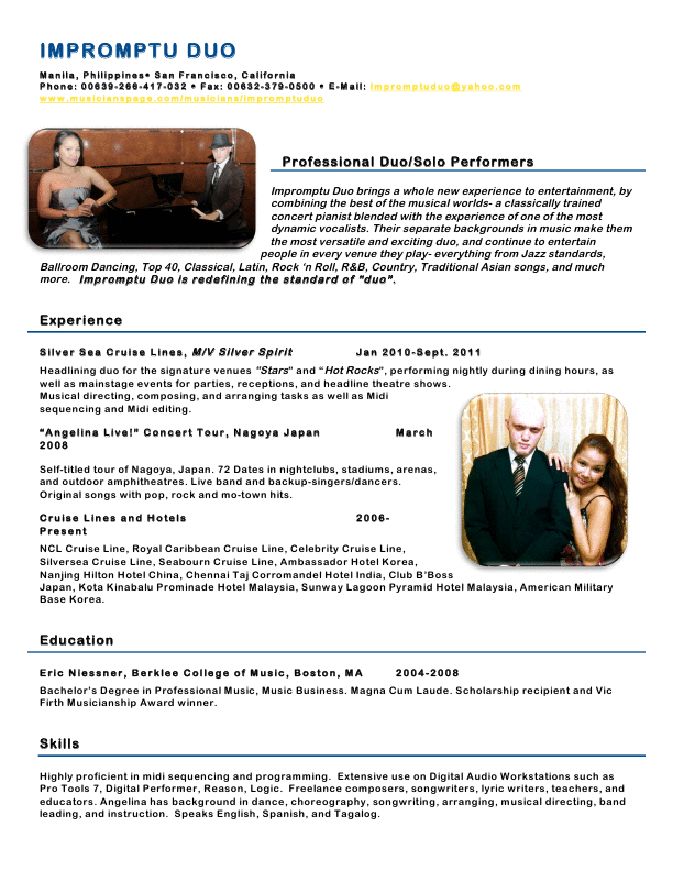Click to download "Impromptu Duo RESUME" sheet music