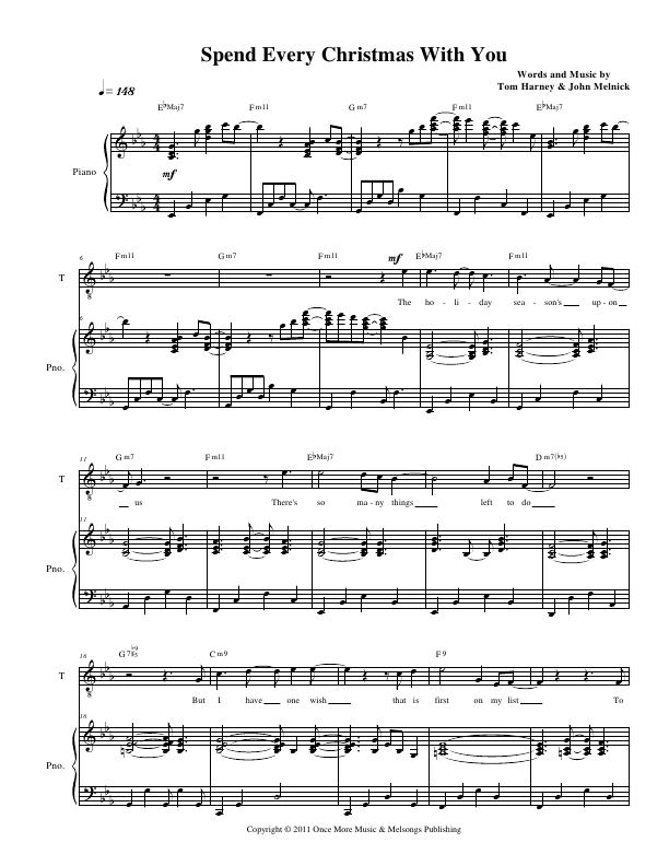 Click to download "Spend Every Christmas with You" sheet music