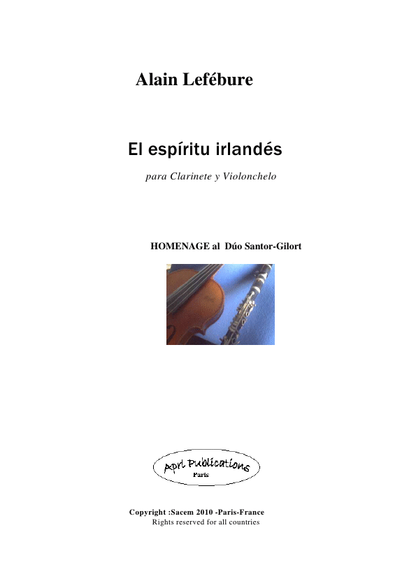 Click to download "El espíritu irlandés" sheet music