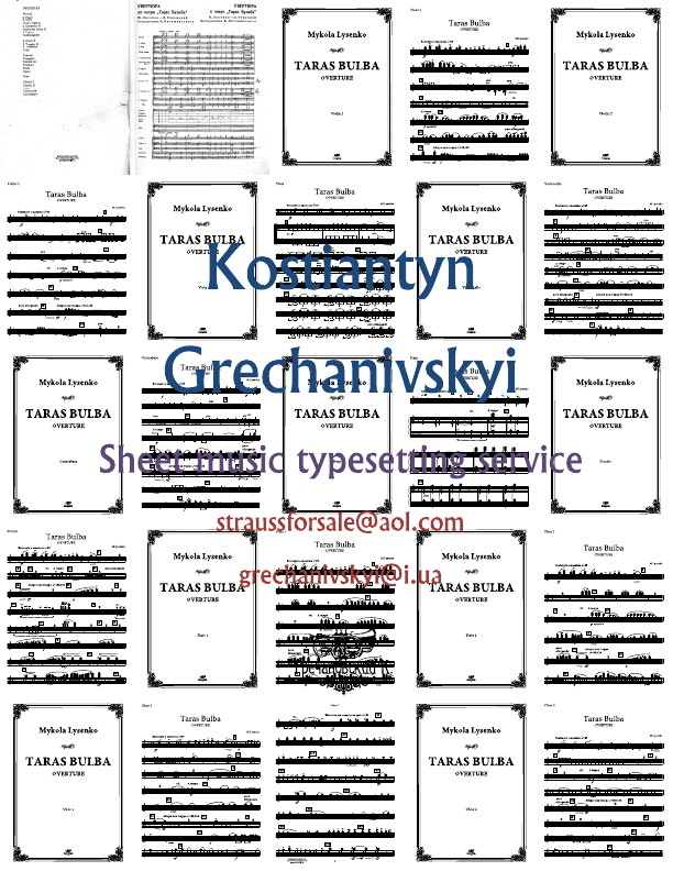 Click to download "Lysenko.Taras Bulba.Overture.Parts" sheet music