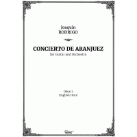 Rodrigo. Concierto de Aranjuez. Parts.