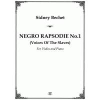 Sample of a completed order. S.Bechet.Negro Rapsodie No.1