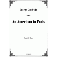 George Gershwin.An American in Paris.Parts.