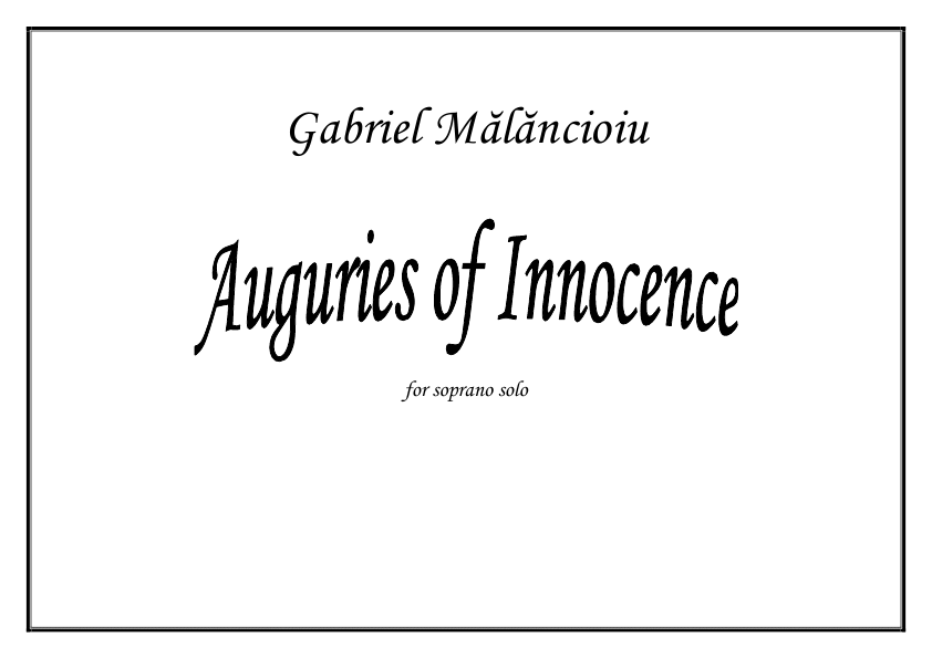 Click to download "Auguries of Innocence" sheet music