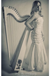 Female Harpist