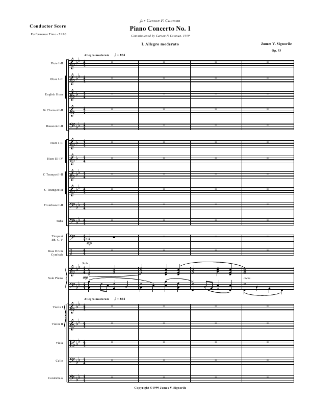 Click to download "Piano Concerto No. 1, Op. 53.  Movement I - Allegro Moderato" sheet music