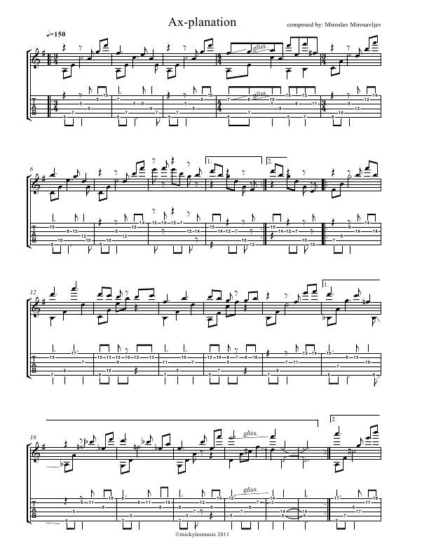 Click to download "Ax-planation" sheet music