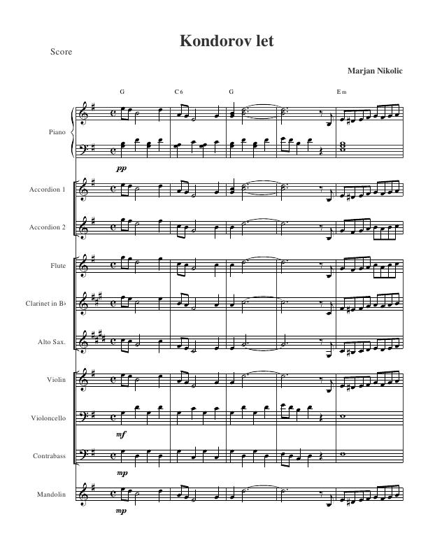 Click to download "El condor pasa" sheet music