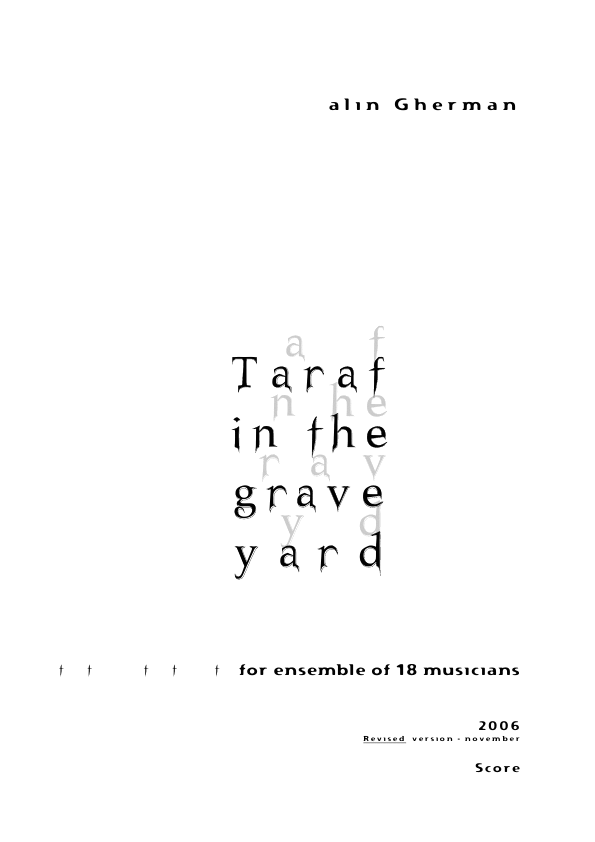 Click to download "Taraf in the graveyard" sheet music