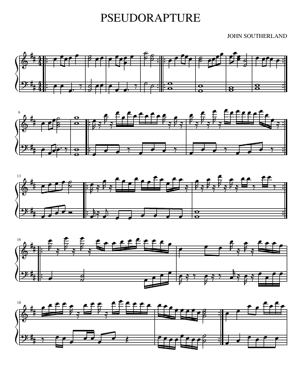 Click to download "PseudoRapture" sheet music