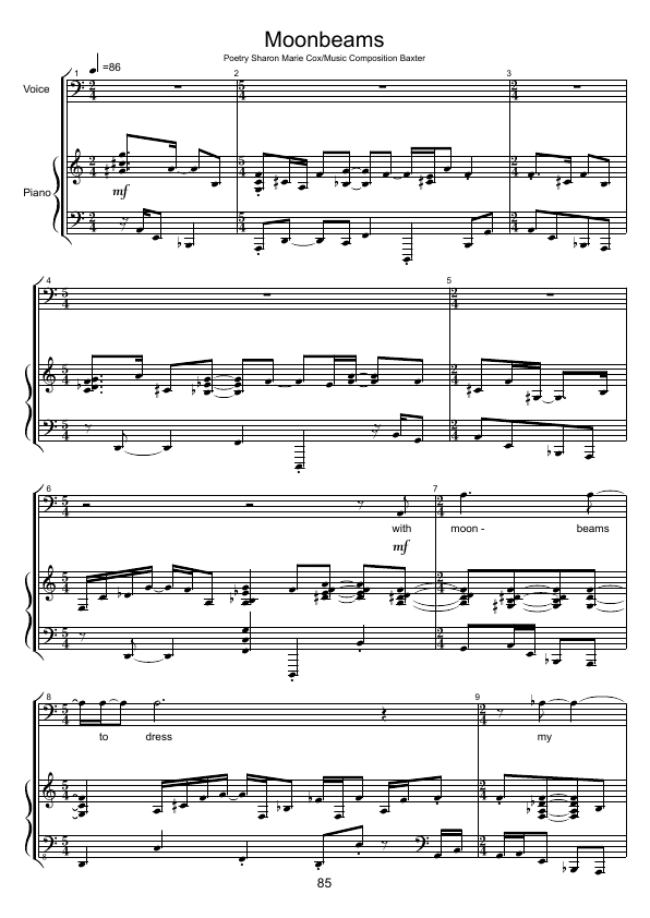 Click to download "Moonbeams" sheet music