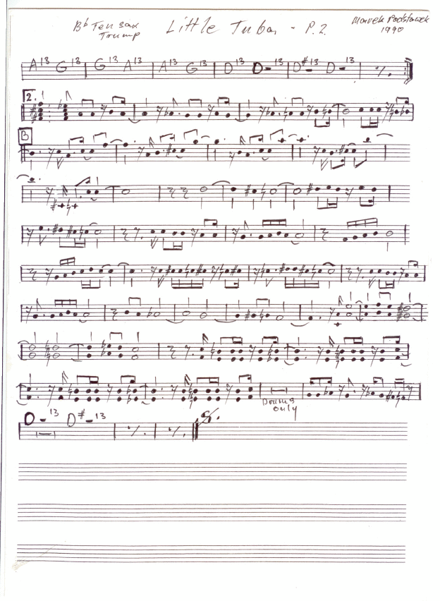 Click to download "A Little Tuba - mel.- Bb  p2" sheet music