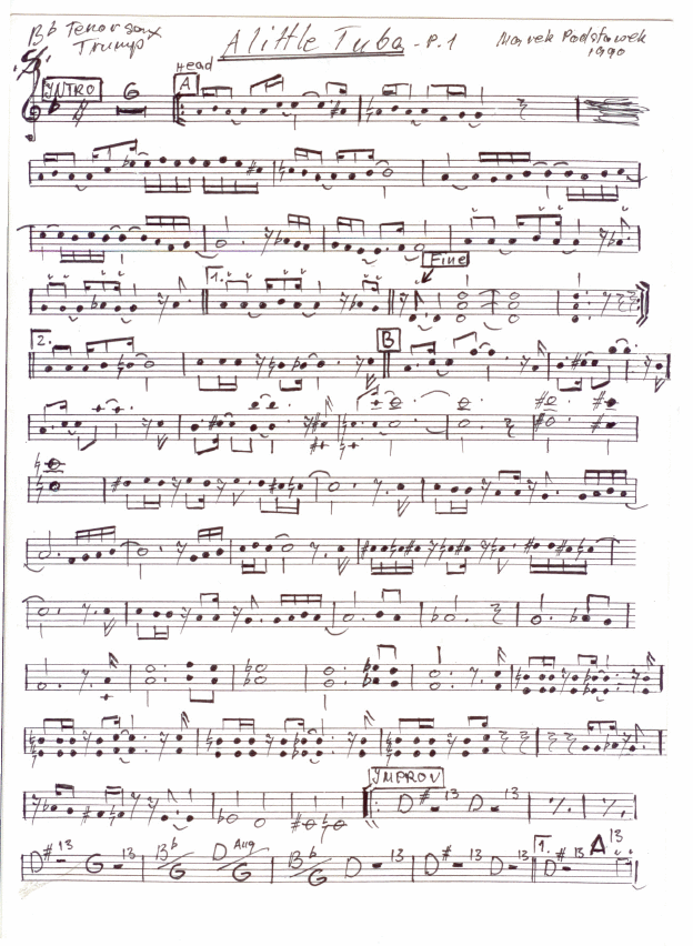 Click to download "A Little Tuba - mel.- Bb  p1" sheet music
