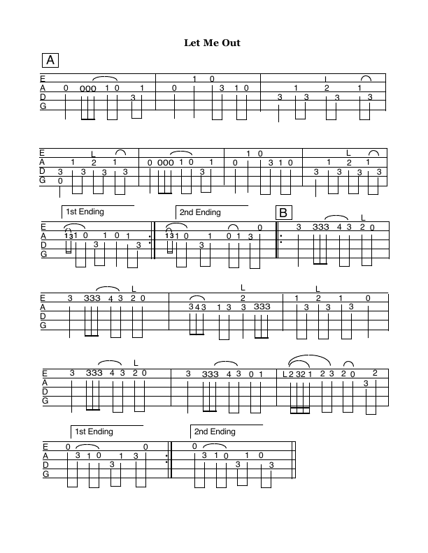 Click to download "Let Me Out" sheet music