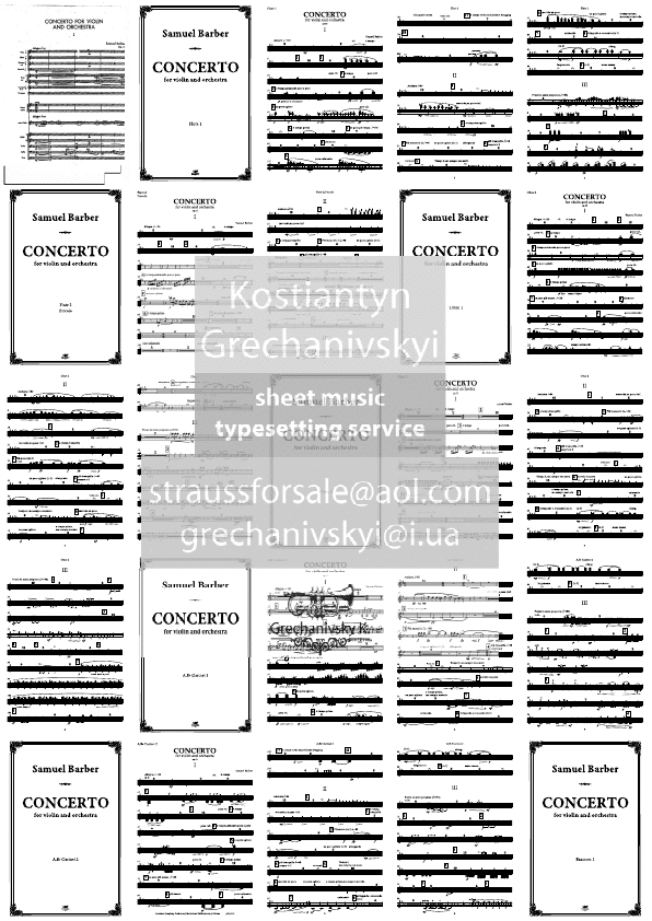 Click to download "Samuel Barber.Violin Concerto.Parts" sheet music