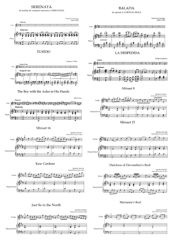 Click to download "Sample of a completed order.Little pieces for violin." sheet music