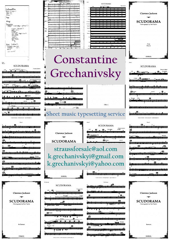 Click to download "SCUDORAMA. Score and parts." sheet music