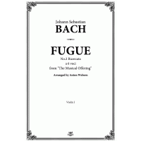 Bach-Webern.Fugue Ricercata.Parts