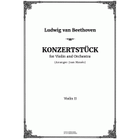 Beethoven. Konzertstuck. Parts.