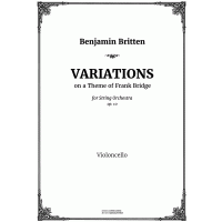 Britten. Variations on a Theme of Frank Bridge. Parts...