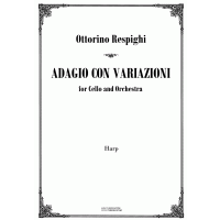 Ottorino Respighi.Adagio con Variazioni.Parts.