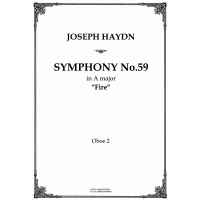 Haydn. Symphony #59. Parts.