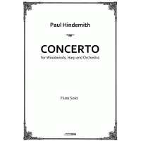 Hindemith.Concerto for Woodwinds,Harp and Orchestra.Parts...