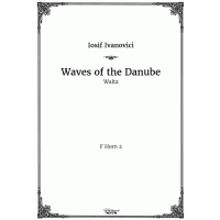 Ivanovici. Waves of the Danube. Parts.